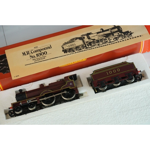 261 - Four boxed OO gauge locomotives to include 2 x Hornby (R072 BR Class 25 Diesel green & R355 MR 4-4-0... 