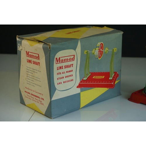 263 - Three boxed Mamod engines to include Model Power Hammer, Miniature Grinding Machine & Line Shaft. Bo... 