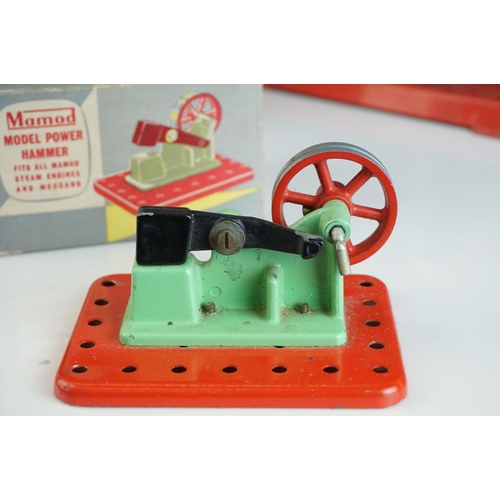 263 - Three boxed Mamod engines to include Model Power Hammer, Miniature Grinding Machine & Line Shaft. Bo... 