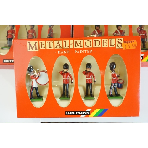 273 - Six boxed Britains Metal Models figure sets to include 7210, 7249, 7210, 7218, 7206 & The W Britains... 