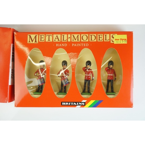 273 - Six boxed Britains Metal Models figure sets to include 7210, 7249, 7210, 7218, 7206 & The W Britains... 