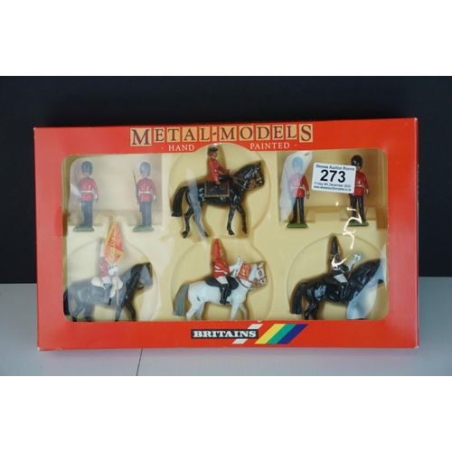 273 - Six boxed Britains Metal Models figure sets to include 7210, 7249, 7210, 7218, 7206 & The W Britains... 