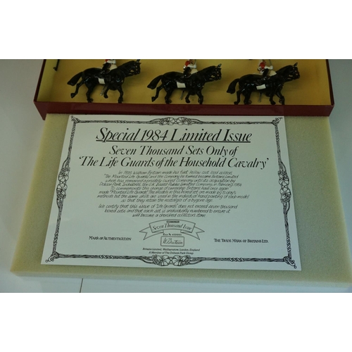 276 - Two ltd edn boxed Britains metal model sets to include 5184 The Lifeguards and 5186 Welsh Guards, bo... 