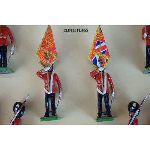 277 - Boxed ltd edn Britains 5186 Welsh Guards metal figure set, complete and excellent