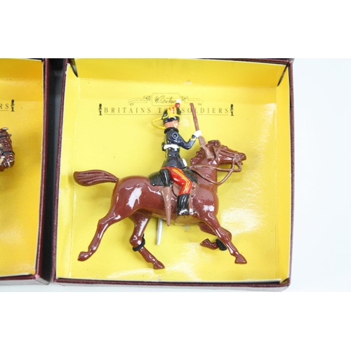 290 - Three boxed Britains metal figures to include 8878 General GranT, 8820 11th Hussars and 8862 The Nav... 