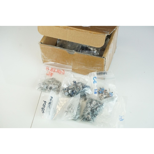 327 - Collection of miniature metal and plastic war gaming vehicles and accessories, painted, vg quality