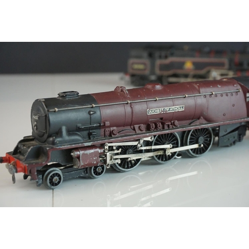 32a - Four Hornby Dublo locomotives to include City of Glasgow, Duchess of Atholl, Mallard and 2-6-4 BR in... 