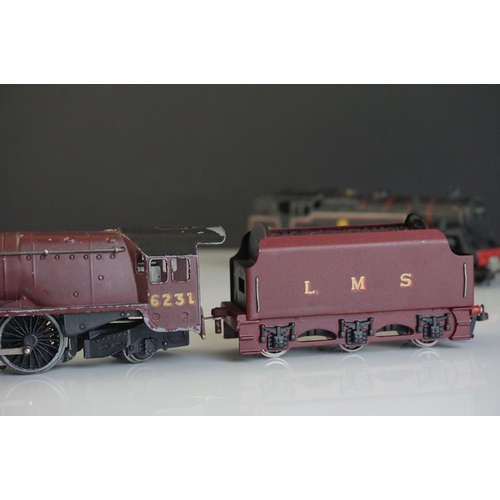 32a - Four Hornby Dublo locomotives to include City of Glasgow, Duchess of Atholl, Mallard and 2-6-4 BR in... 