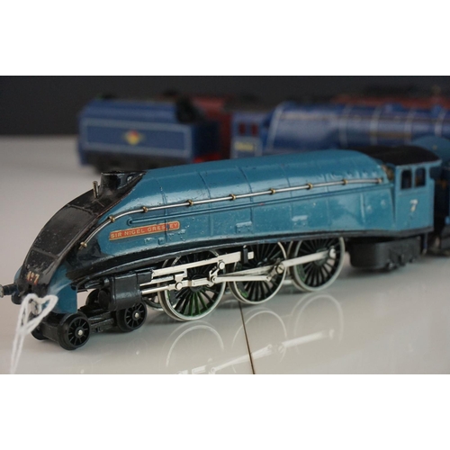 32a - Four Hornby Dublo locomotives to include City of Glasgow, Duchess of Atholl, Mallard and 2-6-4 BR in... 