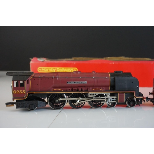 35a - Two boxed Hornby OO gauge locomotives to include Triang Hornby R855N LNER Flying Scotsman with steam... 