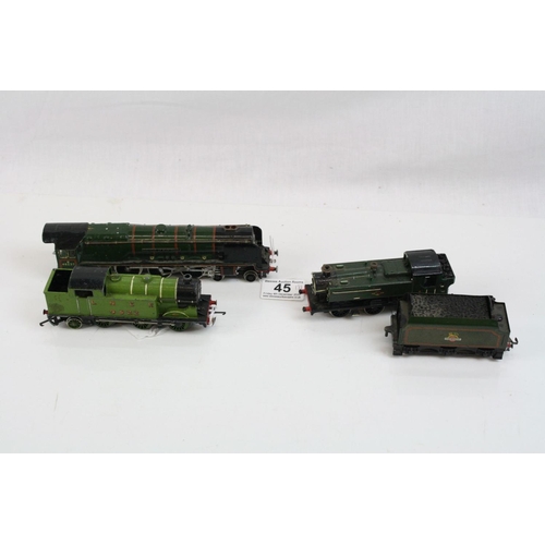 45 - Three OO gauge diecast locomotives to include Hornby Dublo Duchess of Montrose, Hornby Dublo LNER 95... 