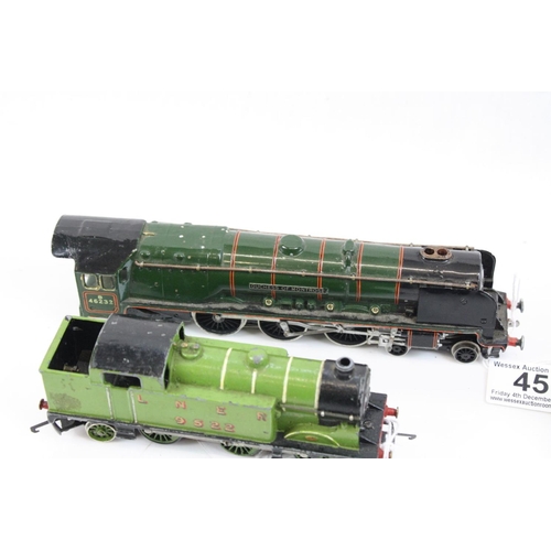 45 - Three OO gauge diecast locomotives to include Hornby Dublo Duchess of Montrose, Hornby Dublo LNER 95... 