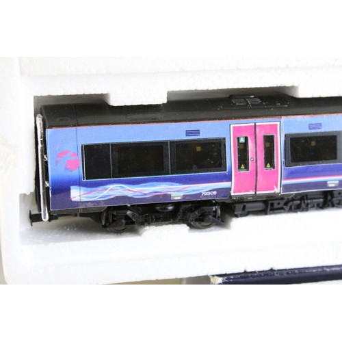 5 - Boxed Bachmann OO gauge 32450 170/1 Turbostar 2 Car DMU Midland Mainline, damaged outer box