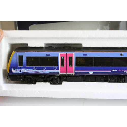 5 - Boxed Bachmann OO gauge 32450 170/1 Turbostar 2 Car DMU Midland Mainline, damaged outer box