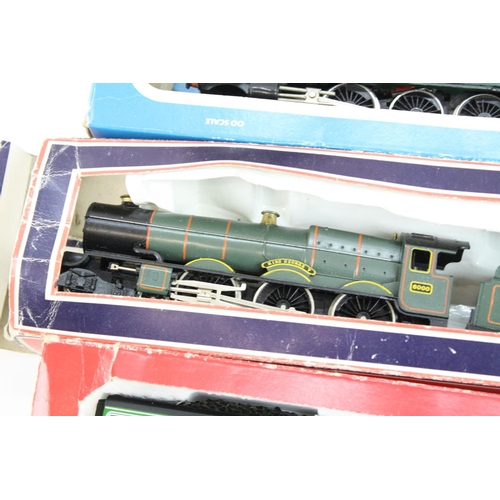 53 - Five OO gauge locomotives with damaged or incorrect boxes to include Hornby Albert Hall, Evening Sta... 