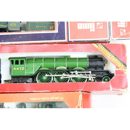 53 - Five OO gauge locomotives with damaged or incorrect boxes to include Hornby Albert Hall, Evening Sta... 