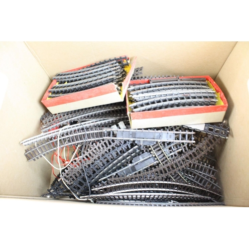 63 - Large quantity of OO gauge track to include boxed Airfix and unboxed Hornby, various sizes