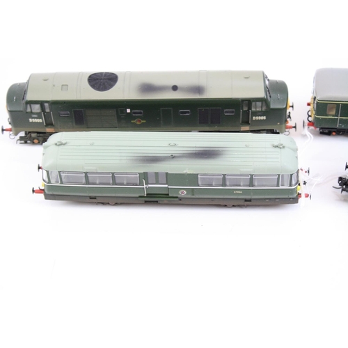 74 - Four Heljan OO gauge locomotives to include Parcels Service M55989, D5905 BR, D7000 BR & E79962