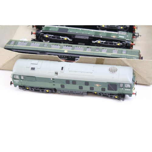 75 - Five OO gauge Bachmann locomotives to include D5038, D5182, D7502, D8138 & M51928