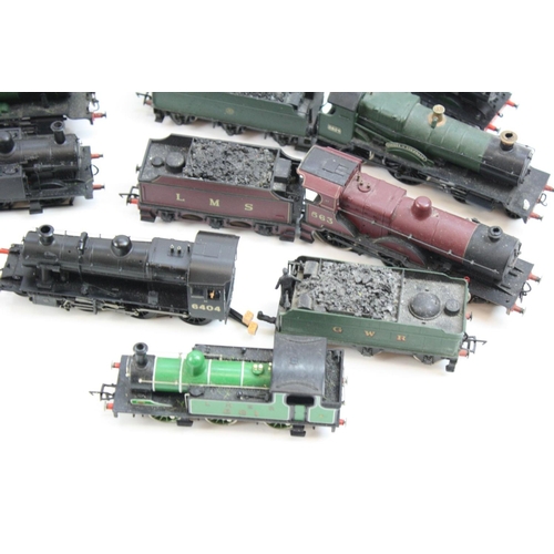 76 - 17 OO gauge locomotives to include Bachmann, Mainline, Hornby etc featuring Hornby County of Cornwal... 