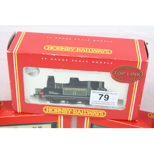 79 - Boxed Hornby OO gauge R2100 Top Link SR 0-6-0 Terrier Locomotive NO 11 plus 4 x boxed Hornby items o... 