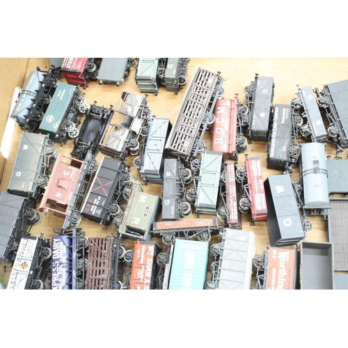 80 - 50 OO gauge items of rolling stock to include Bachmann, Airfix, Cooper Craft etc, all wagons and tru... 