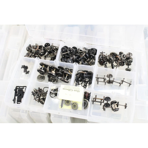 82 - Quantity of model railway accessories and parts to include switches, tools, signals, couplings, coac... 