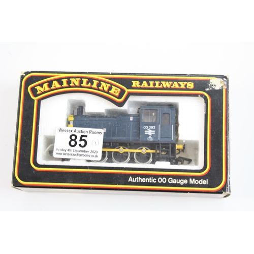 85 - Three boxed Palitoy Mainline OO gauge locomotives to include 37090 43XX Mogul Locomotive GWR green, ... 