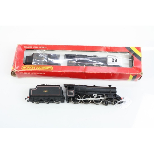 89 - Two Hornby OO gauge 4-6-0 locomotives to include 45192 BR and 5112 LMS with box