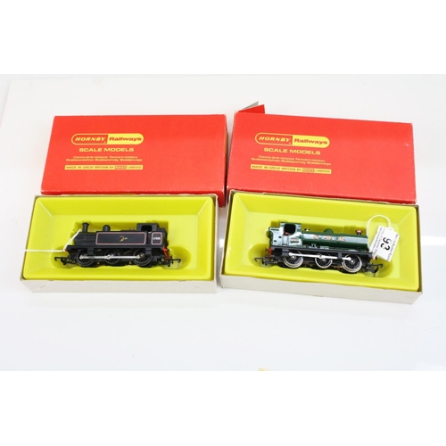 93 - Two boxed Hornby OO locomotives to include R052 BR 0-6-0 Tank Locomotive & R515 GWR 0-6-0 PT Locomot... 