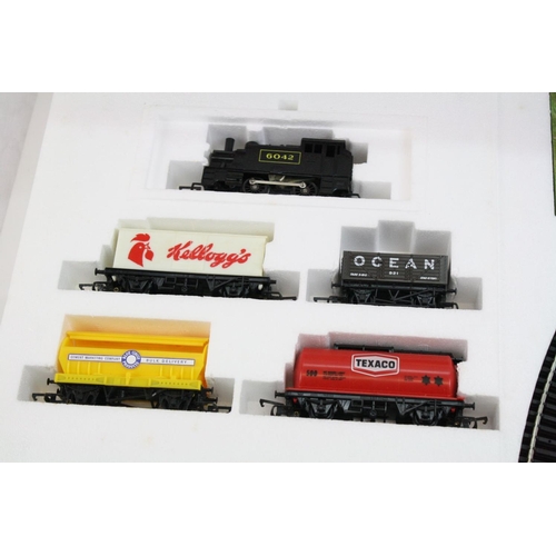 97 - Boxed Hornby OO gauge R168 Electric Rail Freight train set, complete, some box wear