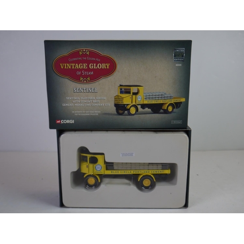 1147 - Two boxed ltd edn Corgi Vintage Glory of Steam diecast models to include 80005 Sentinel Platform Wag... 