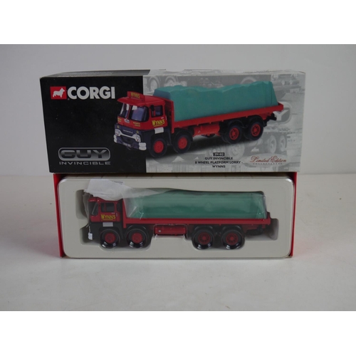 1149 - M992/5 
Nine boxed 1:50 scale ltd edn Corgi diecast models to include 2 x Collection Heritage featur... 