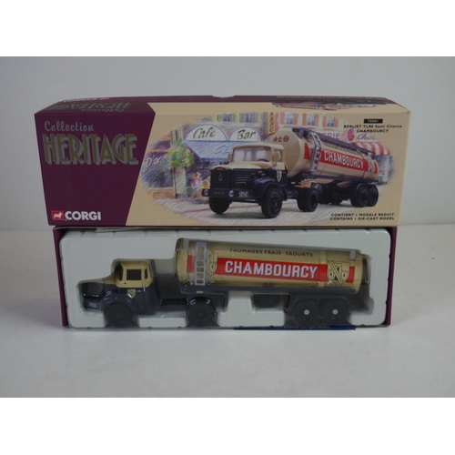 1149 - M992/5 
Nine boxed 1:50 scale ltd edn Corgi diecast models to include 2 x Collection Heritage featur... 