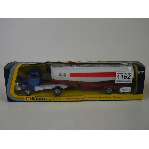 1152 - Five boxed Corgi diecast haulage models to include Corgi Major 1100 MACK Truck Trans-Continental Tra... 