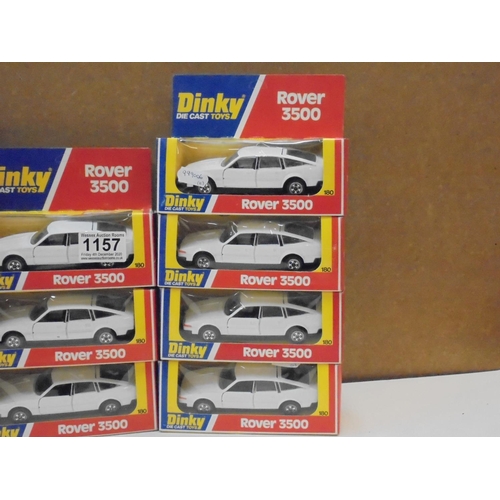 1157 - Ex Shop Stock - 11 Boxed Dinky diecast models to include 7 x 180 Rover 3500 in white and 4 x 123 Pri... 