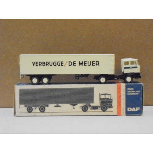 1166 - Six boxed Lion Car DAF  diecast haulage models to include 2 x 59 (Verbrugge/De Meuer & J v Reenen va... 