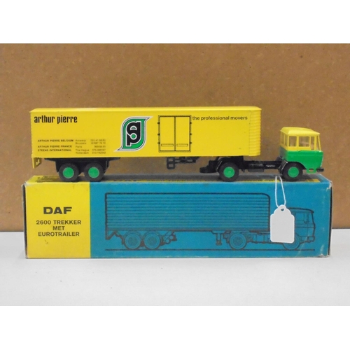 1166 - Six boxed Lion Car DAF  diecast haulage models to include 2 x 59 (Verbrugge/De Meuer & J v Reenen va... 