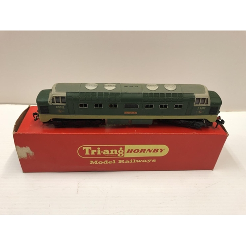 220 - Three boxed Triang Hornby OO gauge locomotives to include R357 AIA-AIA Diesel Electric Loco, R59S 2-... 