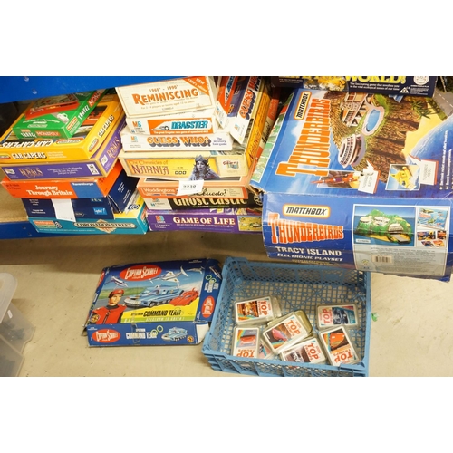 2239 - 17 x board games to include Ghost Castle, Trivial Pursuit, Game Of Life, Cluedo, etc. Plus 11 x Top ... 