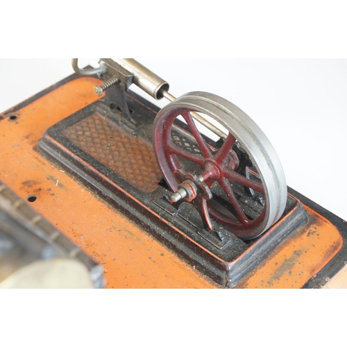 268a - C Doll Stationary Steam Engine with boiler, used but good condition, faded base, base 10