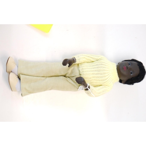 354 - Sasha 309 Caleb doll with original clothing, vg condition