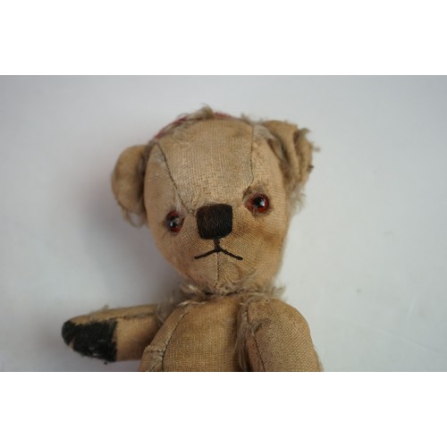 351 - Five early / mid 20th C Teddy Bears to include Merrythought, bears are mainly well loved and with we... 