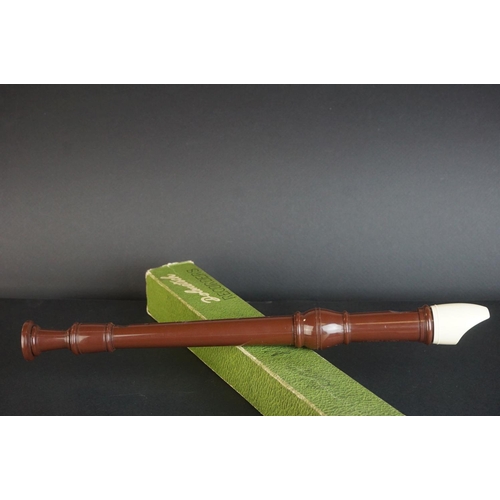 130 - Boxed ' Dolnetsch ' Recorder, 32cms long
