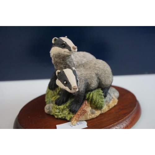 151 - Three Border Fine Art Models including a Boxed ' Evening Shadows ' with coa, Model of a Vixen Fox wi... 