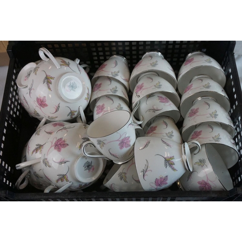 169 - Tuscan ' Windswept ' Part Dinner and Tea Service including Dinner Plates, Side Plates, Tea Plates, C... 