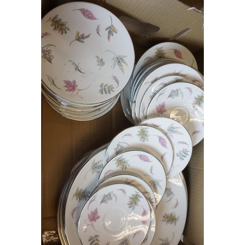 169 - Tuscan ' Windswept ' Part Dinner and Tea Service including Dinner Plates, Side Plates, Tea Plates, C... 