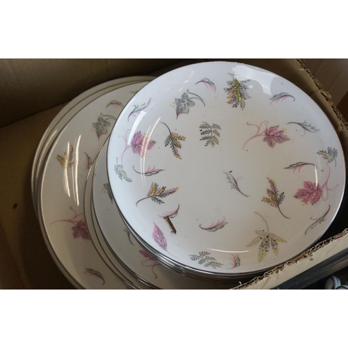 169 - Tuscan ' Windswept ' Part Dinner and Tea Service including Dinner Plates, Side Plates, Tea Plates, C... 