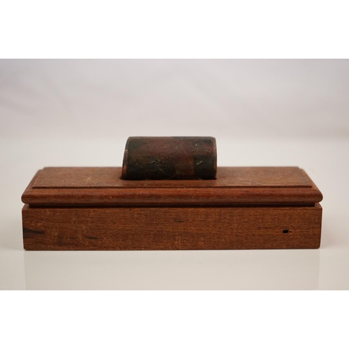 185 - Original Teak and Bolt taken from H.M.S. Trincomalee, launched 1817, 14cms long