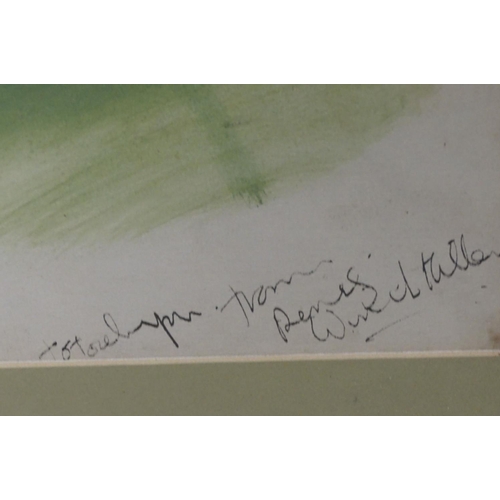 71 - Denis Wirth-Miller (British 1915-2010), Watercolour of Trees, signed to bottom right ' To Jocelyn fr... 